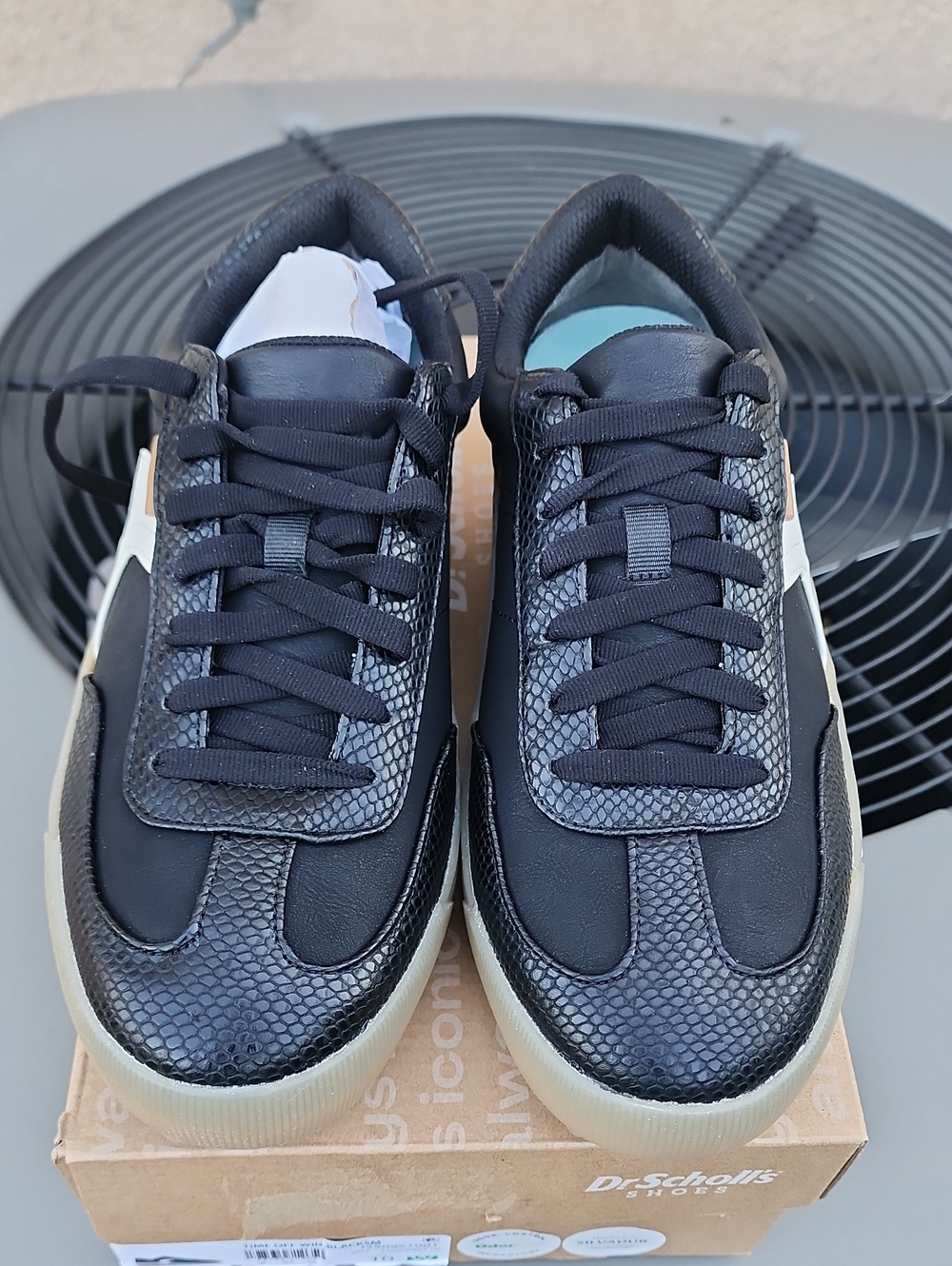 New Dr. Scholl's Womens Black Casual Sneakers, Sz. 10W